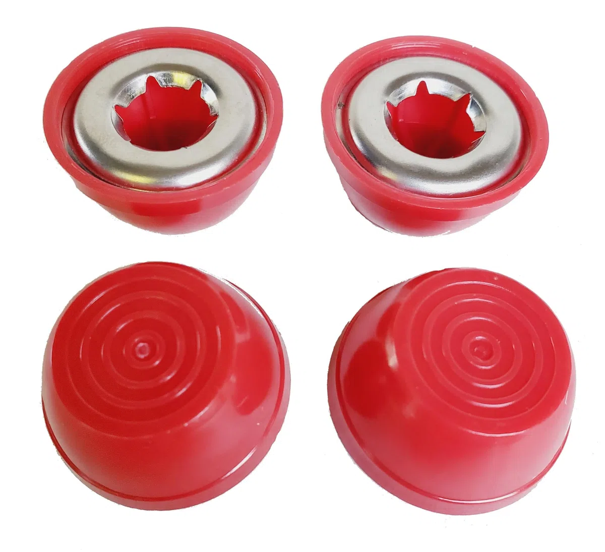 RADIO FLYER WAGON PARTS AXLE CAPS 0.50 NEW RED CAPS by Quadrapoint