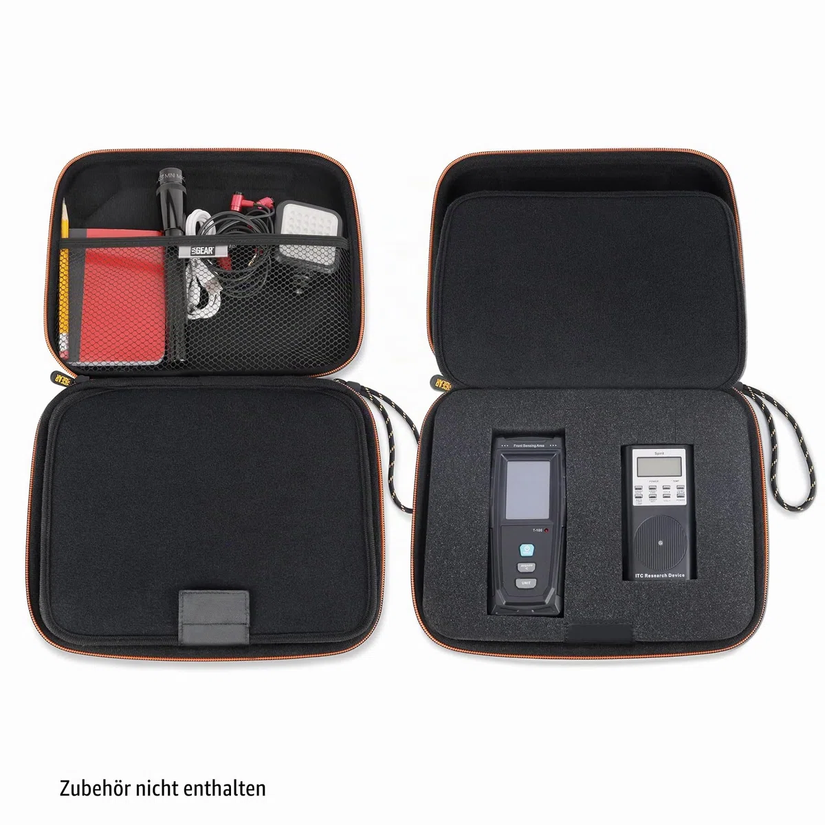 USA Gear Koffer für Geisterjagd-Ausrüstung – Tasche für Paranormale Ausrüstung, Anpassbares Inneres, Wasserabweisendes Äußeres, Kompatibel mit EMF-Messgerät, Spirit Box und Mehr (nur Koffer)