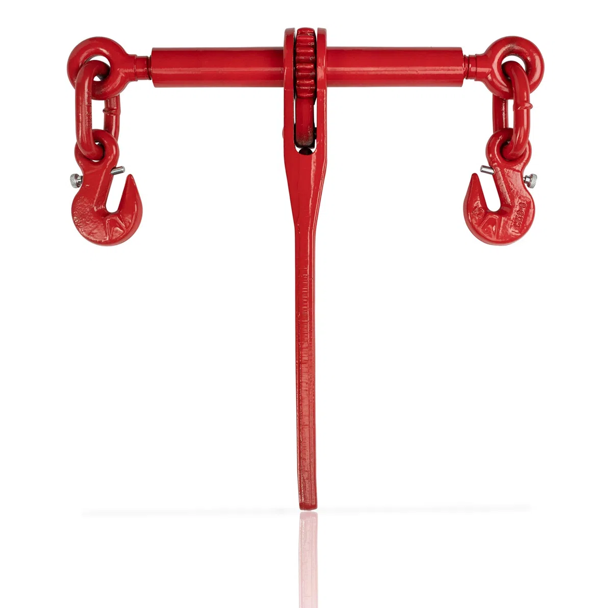 Dolezych Ratschlastspanner mit Verkürzungshaken für 6 mm Kette, LC 2200 daN - Rot