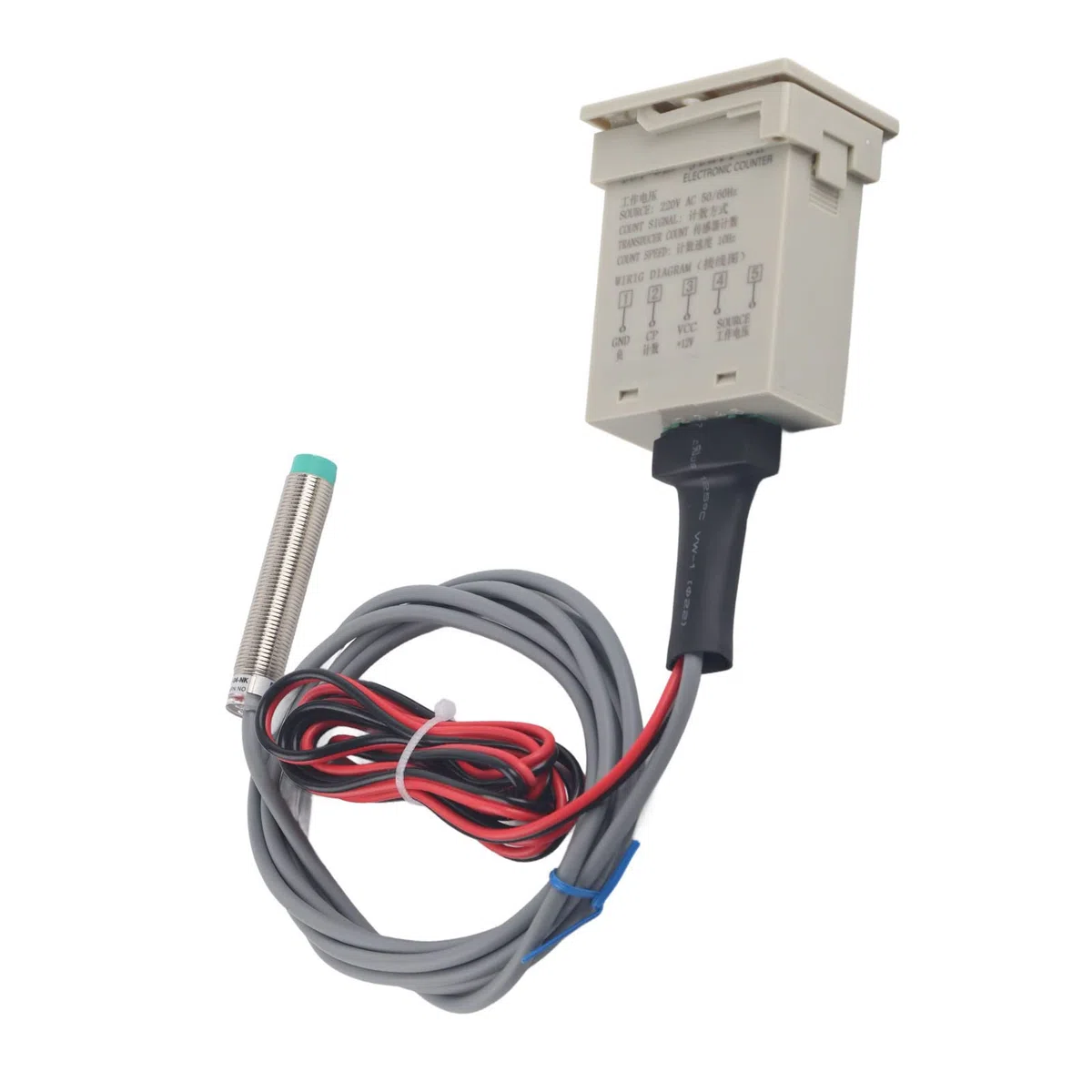 Metallzähler-Sensor-Zählsystem, hohe Genauigkeit, vielseitige Zählmethoden, Stromausfallspeicher, für die industrielle Automatisierung (AC220V)