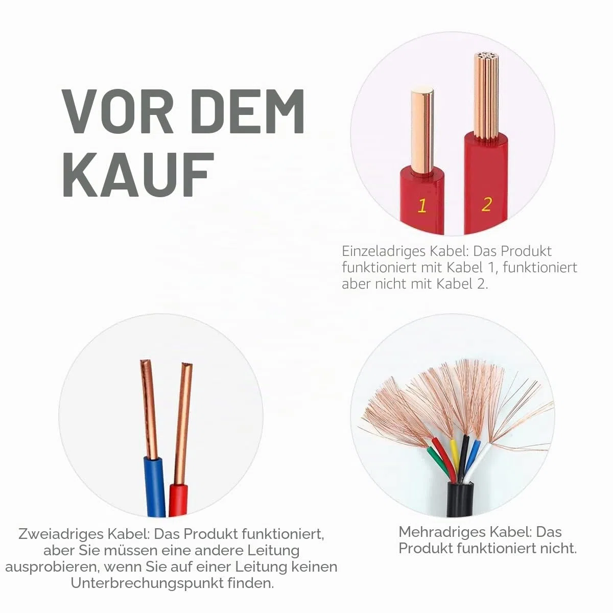 F02 Pro Erdkabel-Suchgerät, Kabelsuchgerät mit Kopfhörer, Kabeltester für Hundezaunkabel, Drähte zur Bewässerungssteuerung