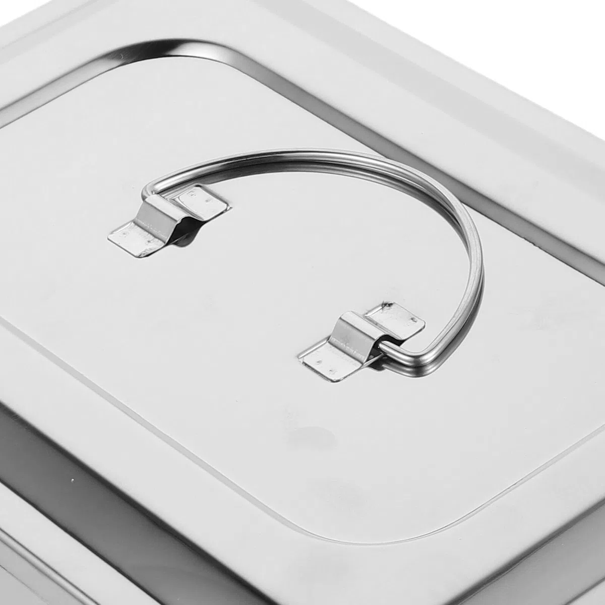 2 Stück Teiliges Edelstahl Desinfektionsbox mit Deckel Rechteckige Autoklavierbare Aufbewahrung für Medizinische Instrumente Wiederverwendbar Dicht Verschließbar für Klinik und