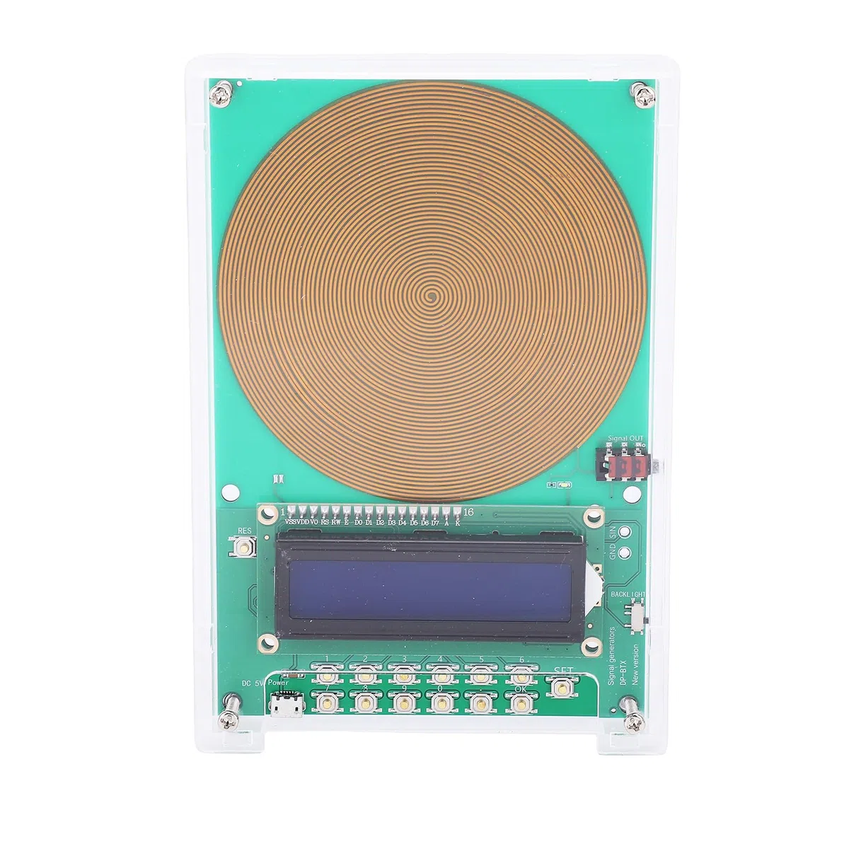Weytoll Schumann-Wellen-Generator 7,83 Hz Frequenzgenerator Ultra-Niederfrequenz-Impulsgenerator-Resonator (0,01-299 kHz Frequenzbereich)