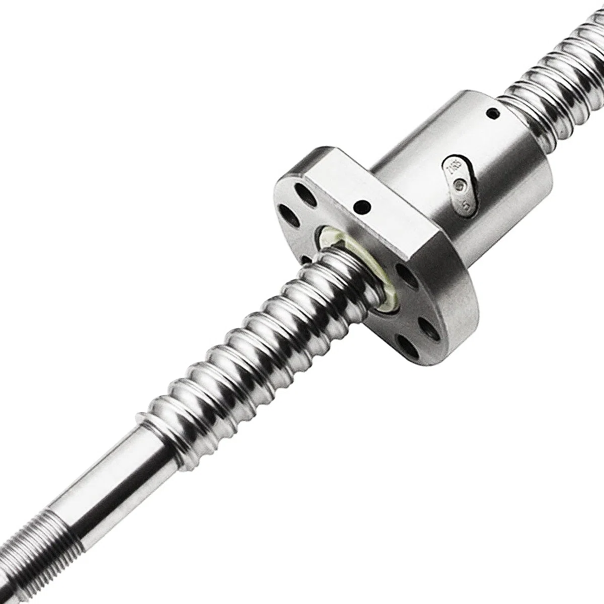 SFU1605 Kugelumlaufspindel 400mm, Gewalzte Kugelumlaufspindel-spielfreie Ballschraube ohne seitliche Endstützen für CNC 3D Printer Z Axis Silber