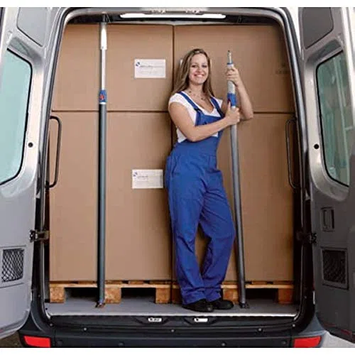 Kim 44 Profi Plus Sperrbalken, Alu, Verstellbereich 1550-2050 mm, mit Schutzschlauch, für Airlineschienen
