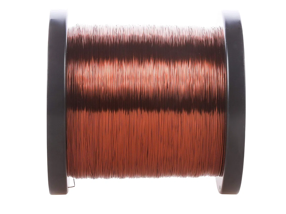 Kupferlackdraht W210 Ø 0,20 mm 500 g, ca. 1650m - CU Lackdraht Grad 2 CUL Kupferdraht Gewicht 500 Gramm Durchmesser 0,20 Millimeter Wickeldraht Kupfer Draht nach IEC 60317-13