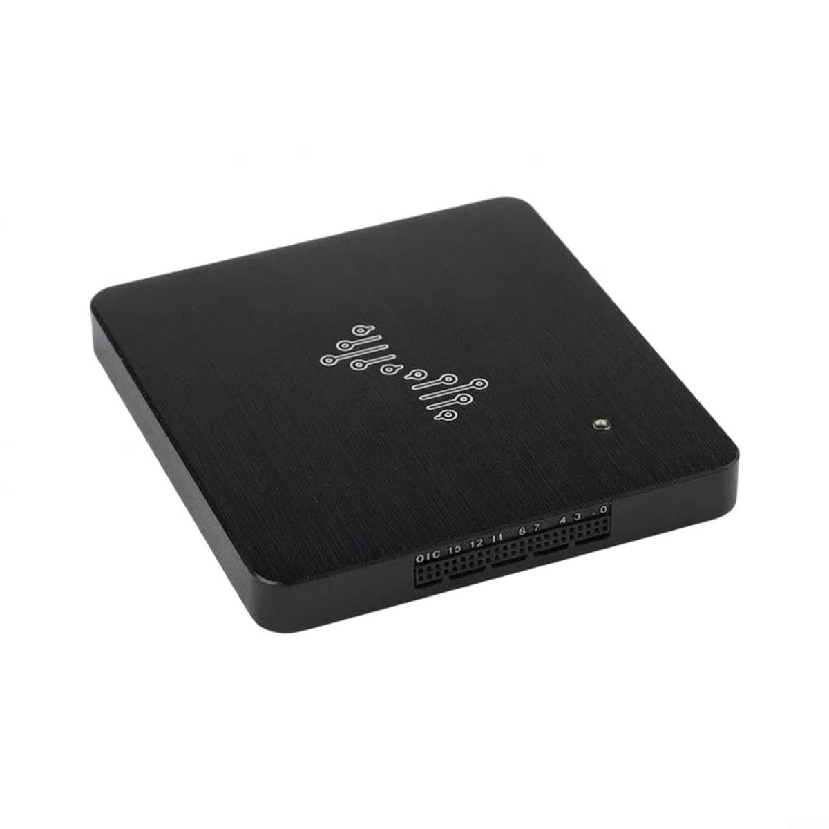 DSLogic U2Basic Logikanalysator 16 Kanäle 100 MHz Bandbreite 1,6 Gbps Abtastrate 256 Mbit Speicher USB Protokollanalyse für Ingenieure Techniker Entwicklung Diagnose Schwarz