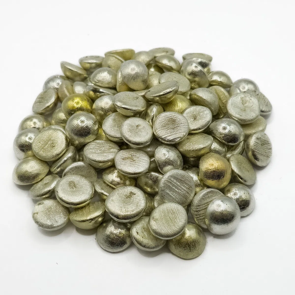 Zinn, Lebensmittelzinn Sn98Sb2 100g-1kg in Pellets, Bleifrei Lebensmittelecht, Alternative zu Sn95Sb3Cu2, weniger hart aber leichter gießbar (1, 1000 g)
