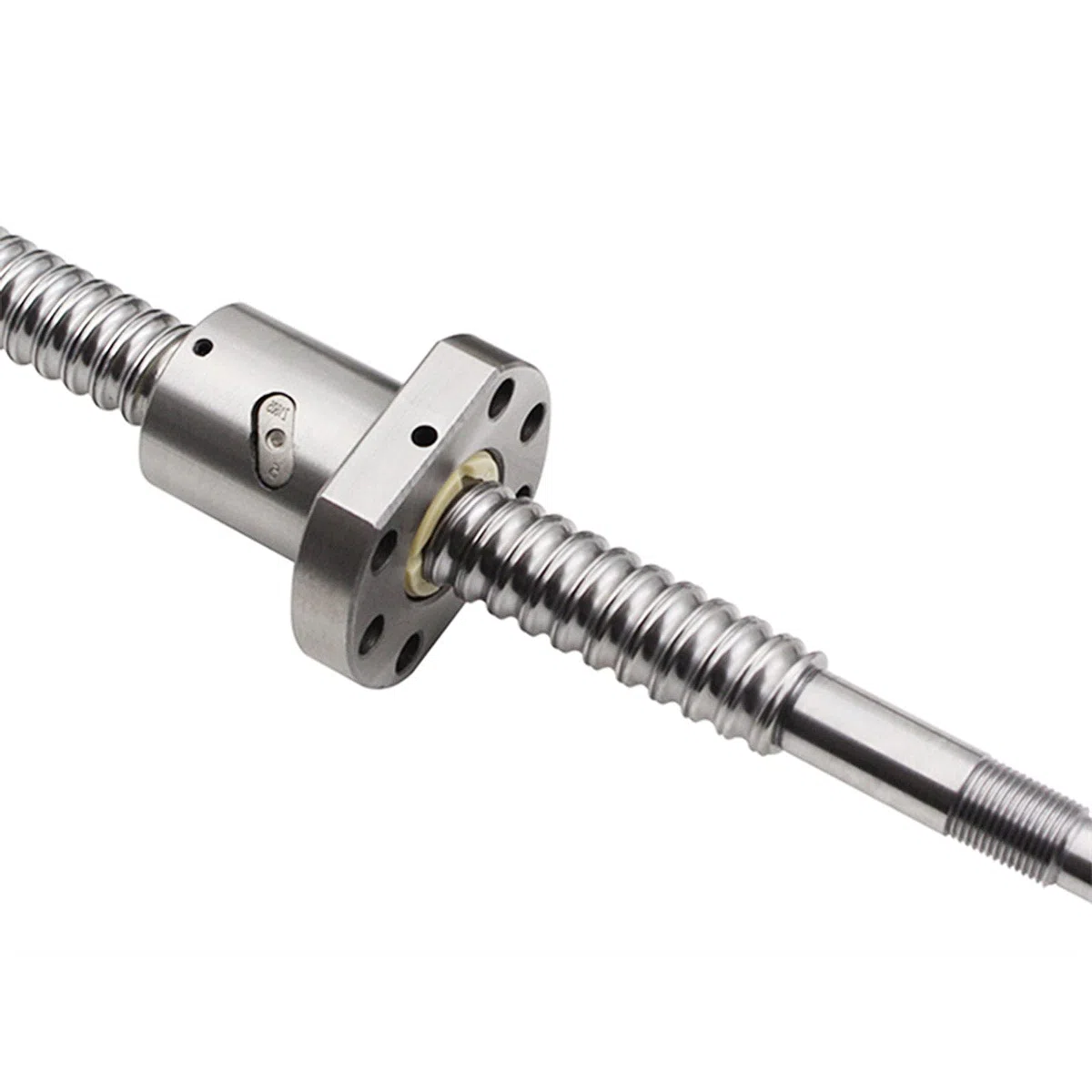 SFU1605 Kugelumlaufspindel 400mm, Gewalzte Kugelumlaufspindel-spielfreie Ballschraube ohne seitliche Endstützen für CNC 3D Printer Z Axis Silber