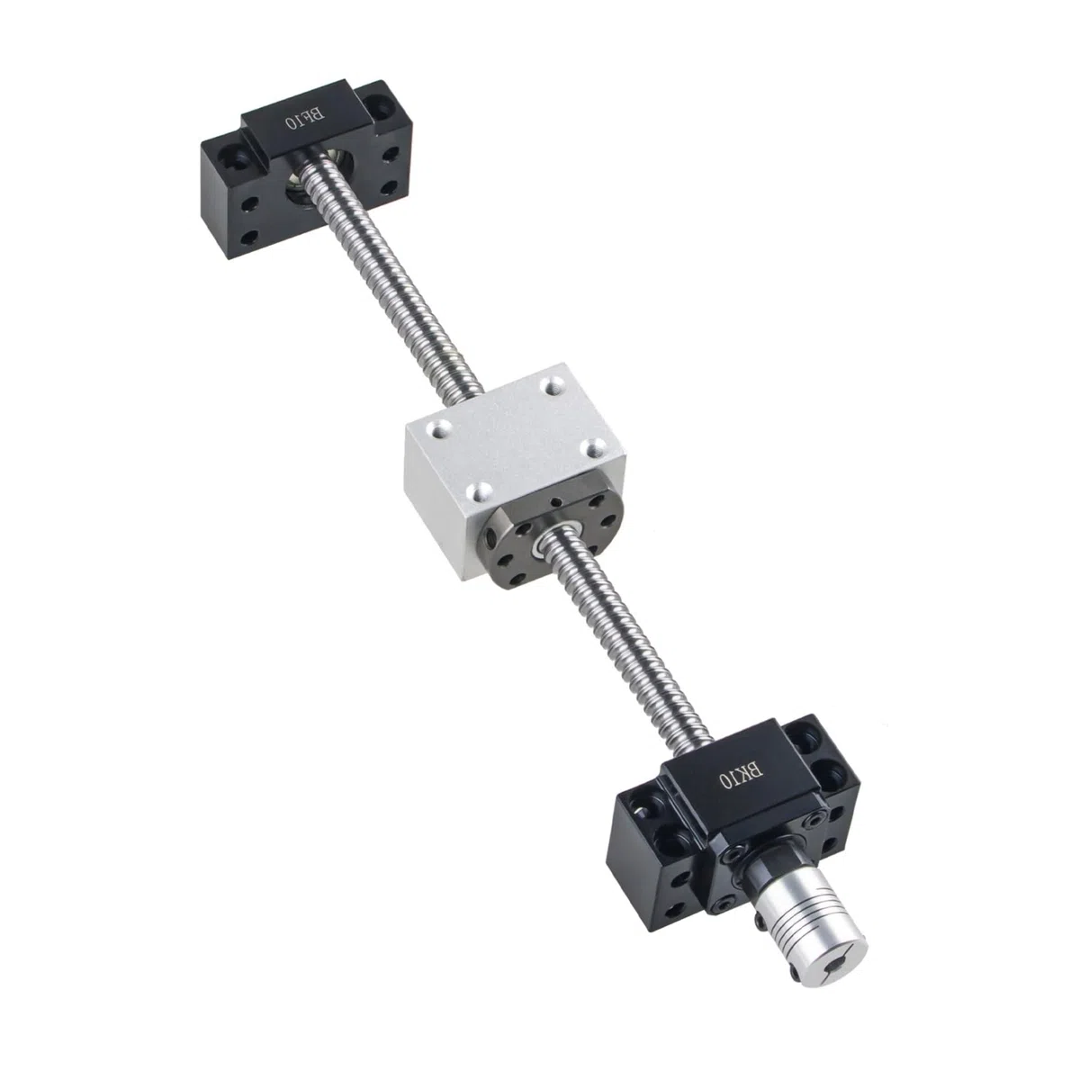 Kugelumlaufspindel SFU1204 800mm Gewindespindel Edelstahl Kugelumlaufspindel mit BK10/BF10 Unterstützung Muttergehäuse und Kupplungssatz für CNC-Maschinen
