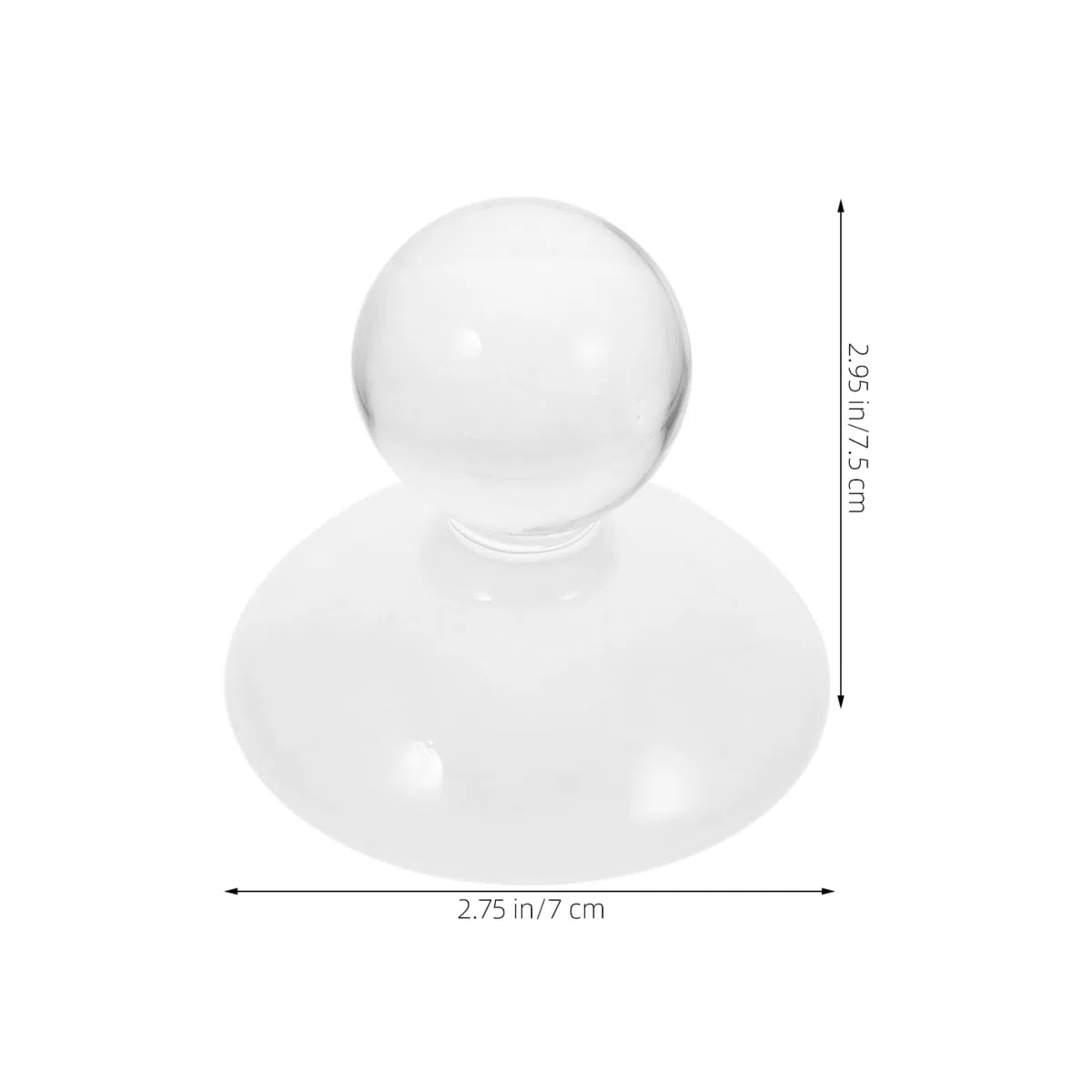 Luxshiny Glasmüller Flacher Boden Mineralpigment-Schleifstößel Glasschleifgerät Schleifstab Für Die Herstellung Von Farben Ölgemälden Aquarellen Labor