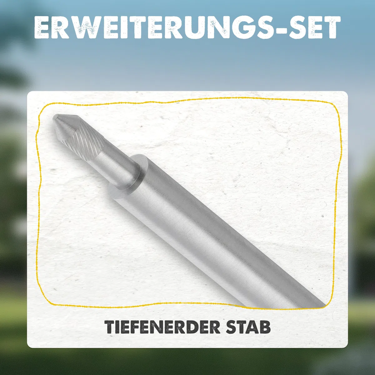 Tiefenerder Erweiterungsstab - Ø20mm V4A Edelstahl, Erdungsspieß Erdung Kreuzerder Staberder Erdnagel Erder Erdspieß Erdungsstab Erdungskabel Erdungsschiene für Blitzableiter und Solar