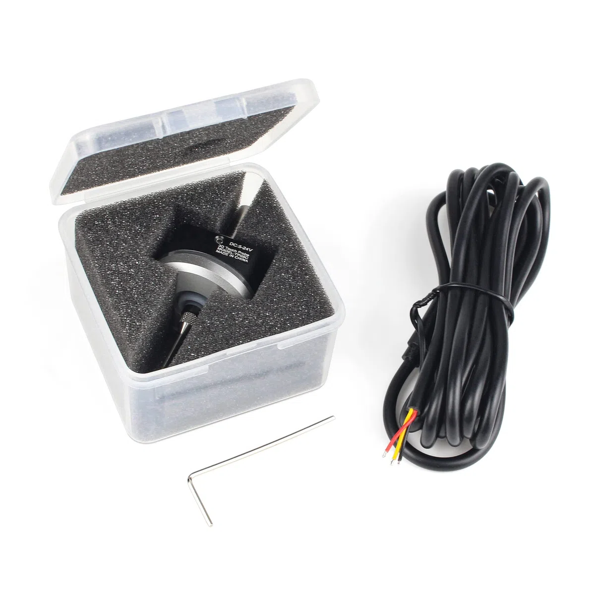 CNCTOPBAOS 3D-Touch-Sonden-Kantenfinder zum Finden von Desktop-Center, V5 NPN NO CNC 3D-Kantenfinder mit Spitze, wasserdichte Anti-Roll-CNC-Sonde, kompatibel mit Mach3, für GRBL CNC-Fräsmaschine