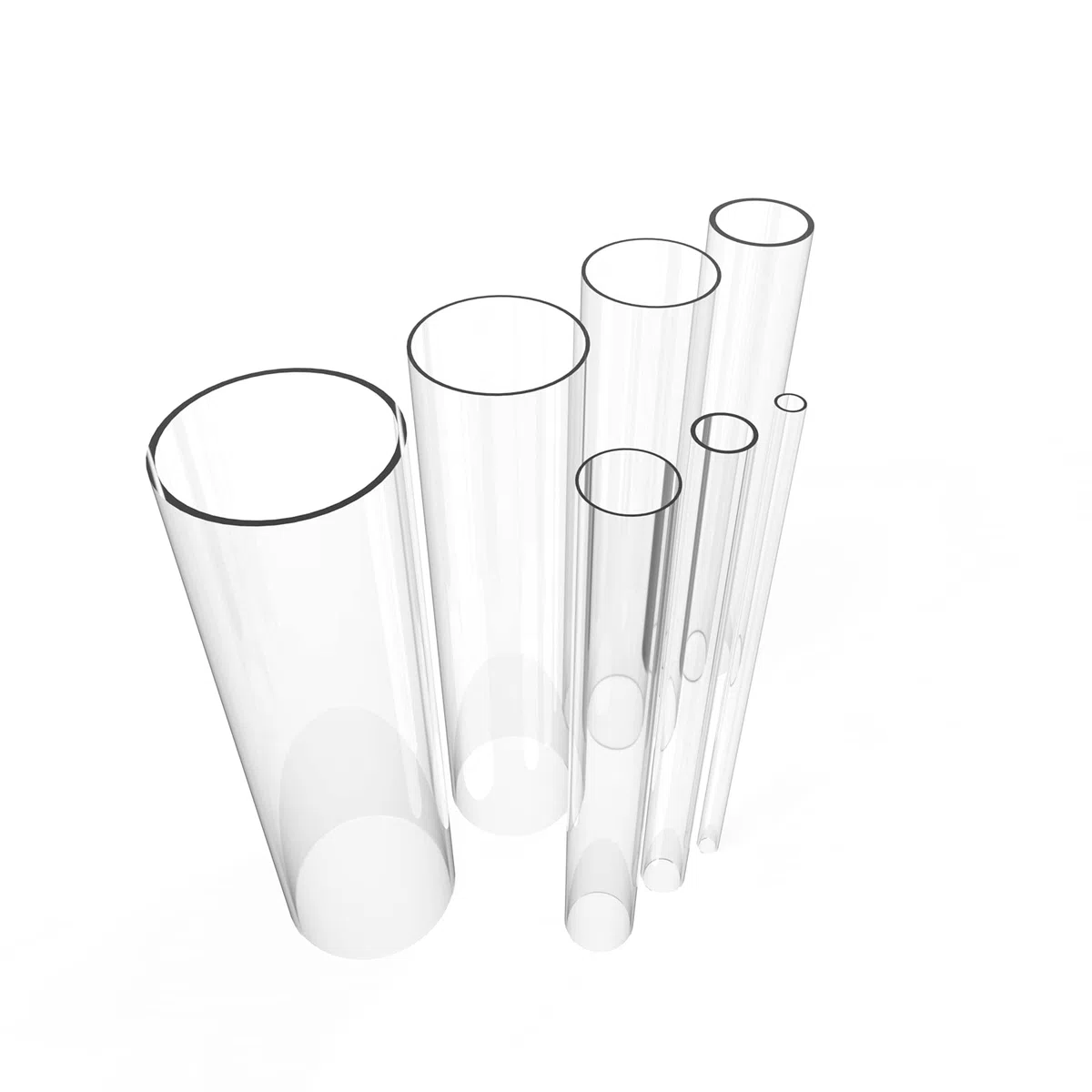 Acrylglas Rohr Rohr Glasrohr 1000 mm (110mm/104mm (außen/innen))