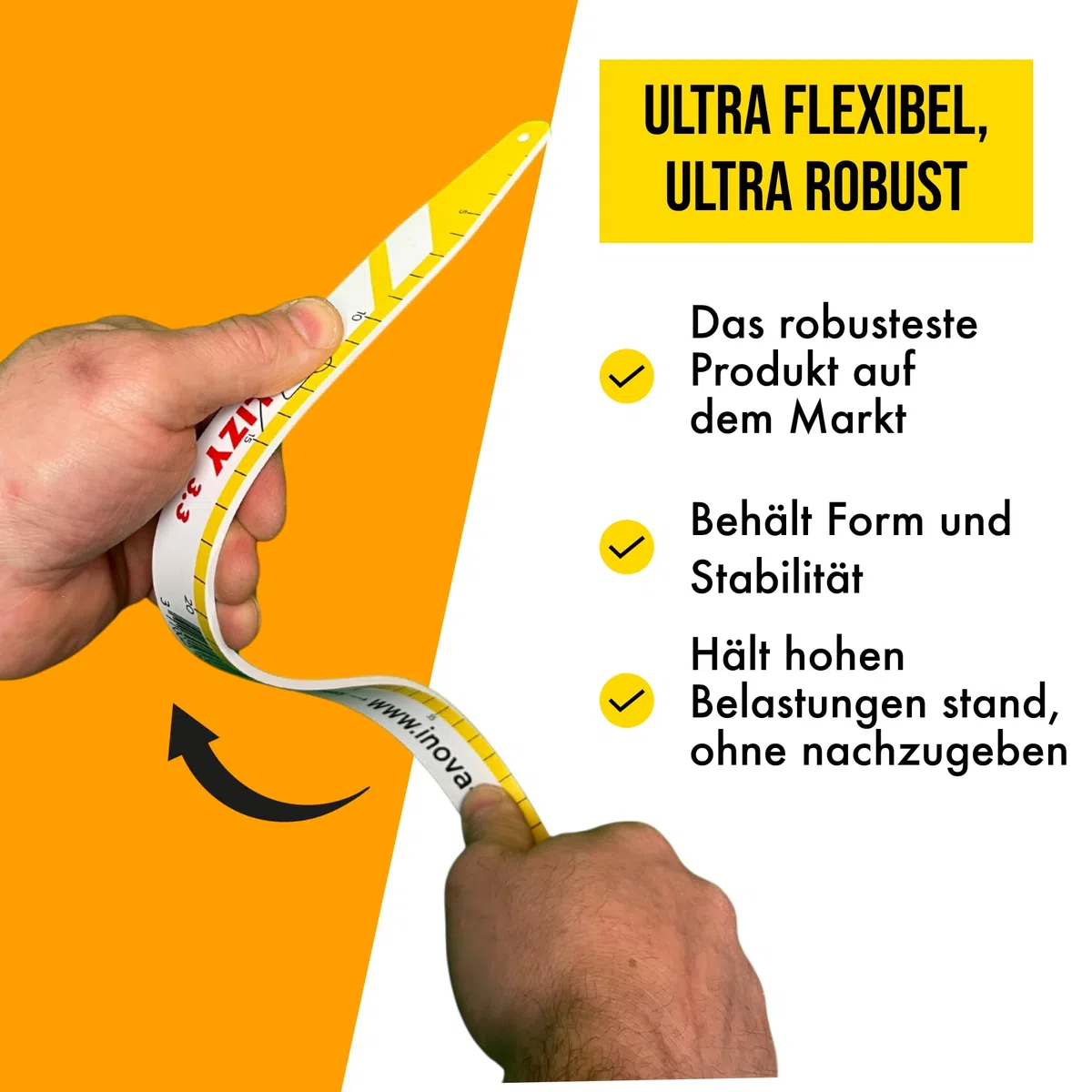 Kabeleinziehhilfe 3m | Flexibles Kabel Einziehband für Elektriker & Handwerker | Werkzeug für Kabeldurchzug in Leerrohren, Decken, Wänden & engen Bereichen