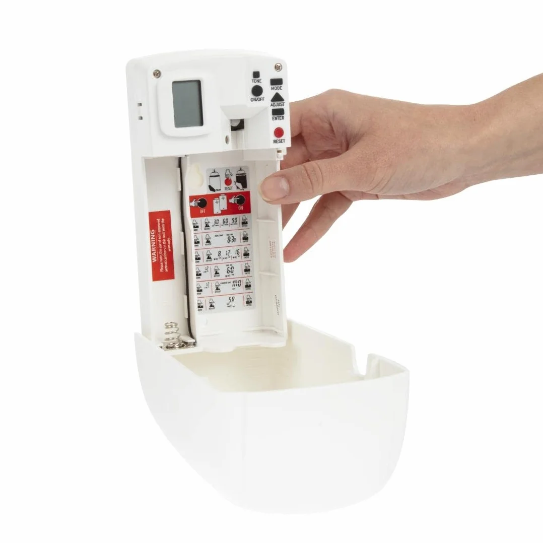 Rubbermaid Commercial Products Microburst 3000 Duftspender | LCD, Automatisch | 10 x 55 x 32 cm, Weiß