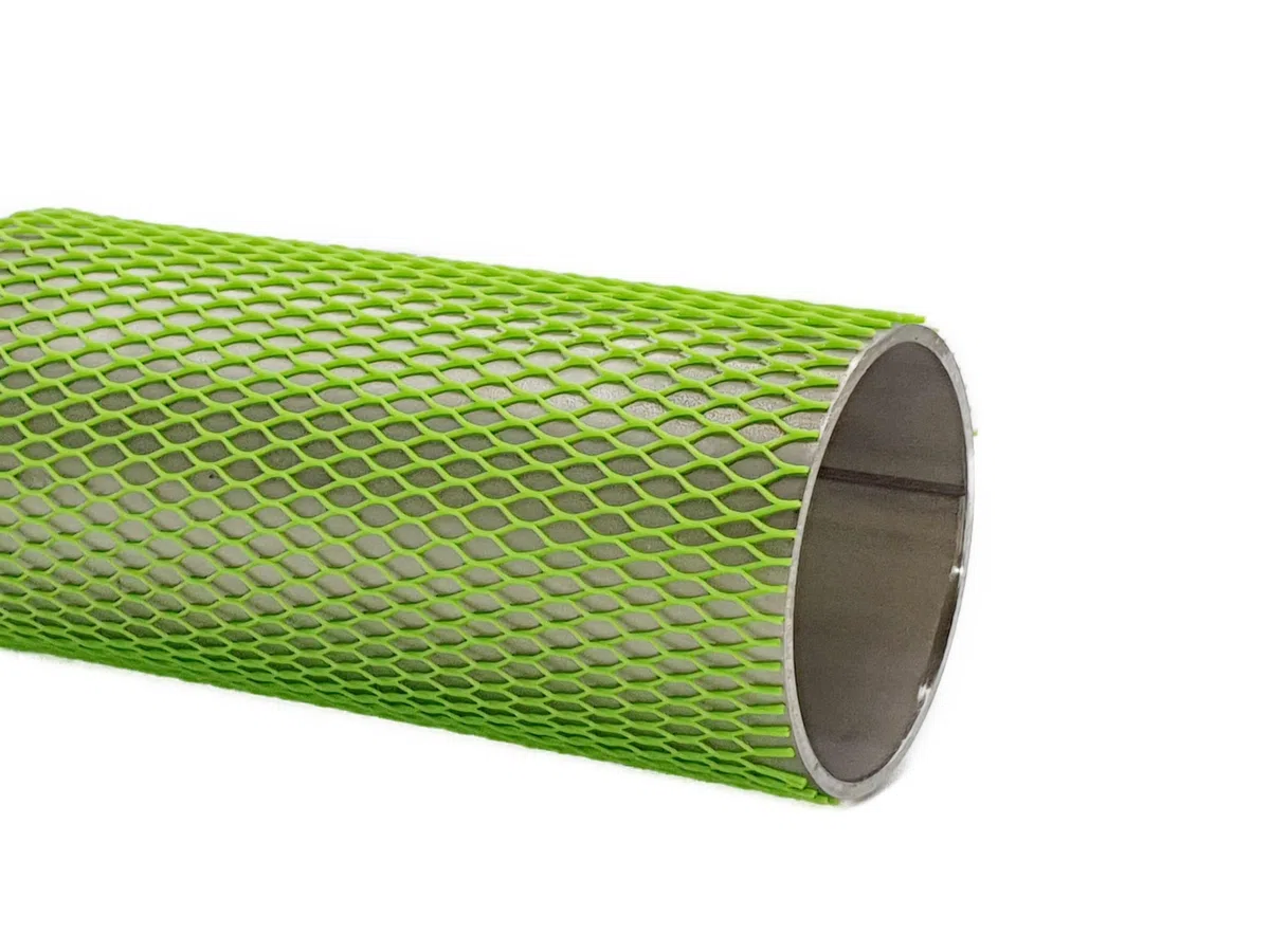 Ø40-80mm | SALATGRÜN | Netzschlauch Verpackungsnetz Netzschutzschlauch | 50 Meter | Starke Ausführung 50g/m