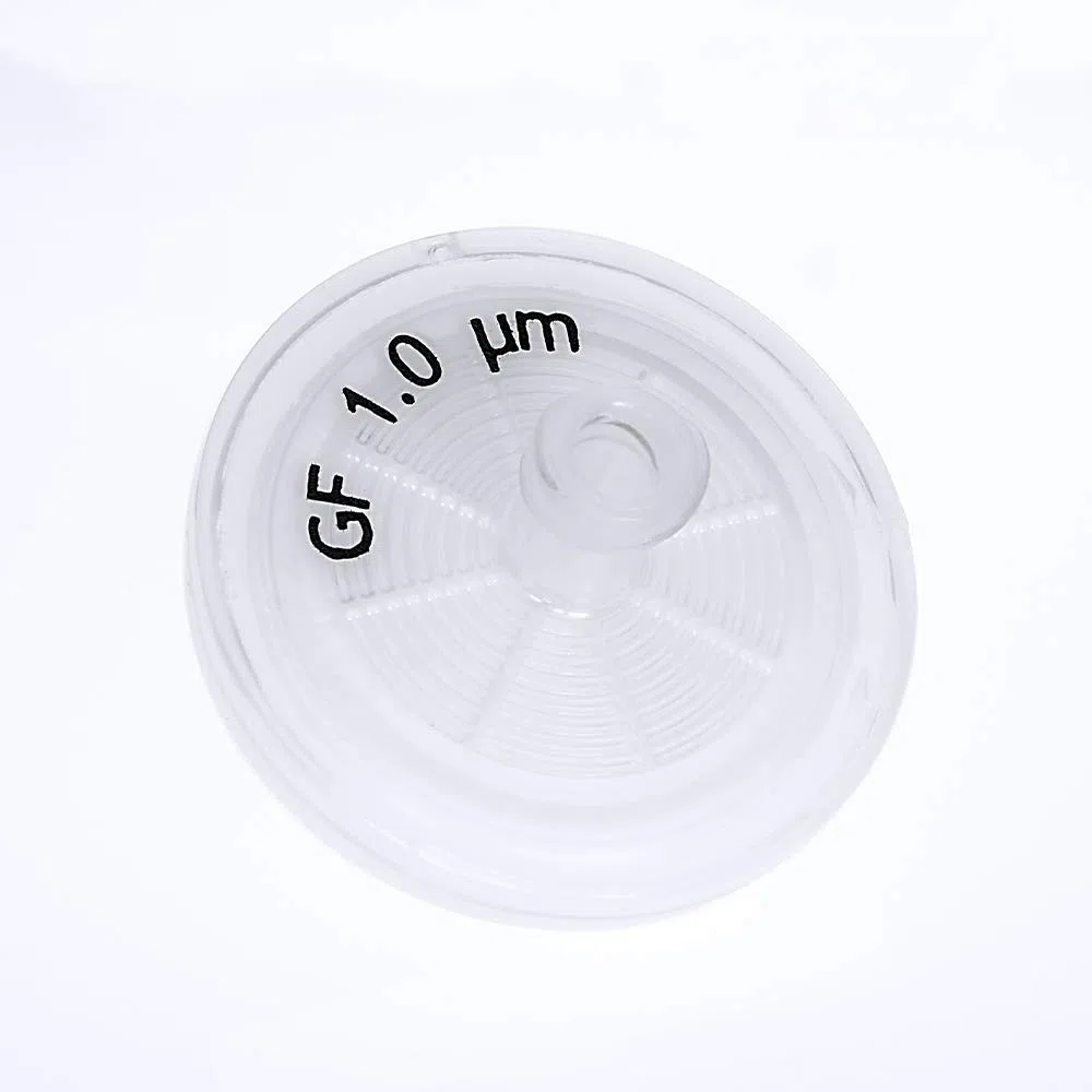 GVS Filtertechnologie, Spritzenfilter, Abluo, 33 mm, Glasfasermembran, 1,0 µm, PP-Gehäuse, 10er-Packung