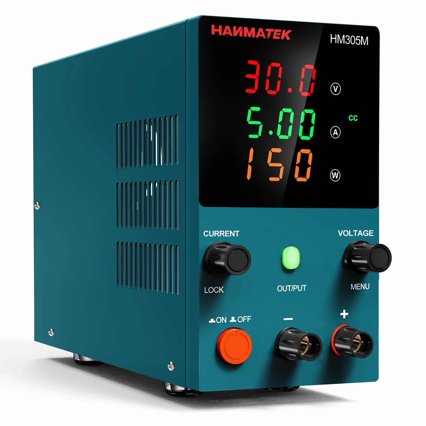 HANMATEK Labornetzteil 0-30V 0-5A HM305M mit 3-stelliger Anzeige Schutz OVP OCP OPP