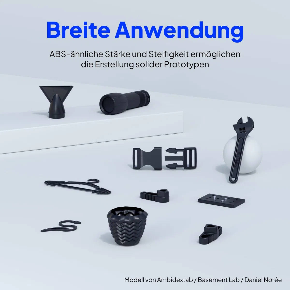 ELEGOO Tough Resin 3D Drucker Harz mit Hoher Härte und Flexibilität, Niedriger Viskosität, Geringer Schrumpfung, Kompatibel mit MSLA/LCD/DLP 3D-Druckern, Schwarz 1000g