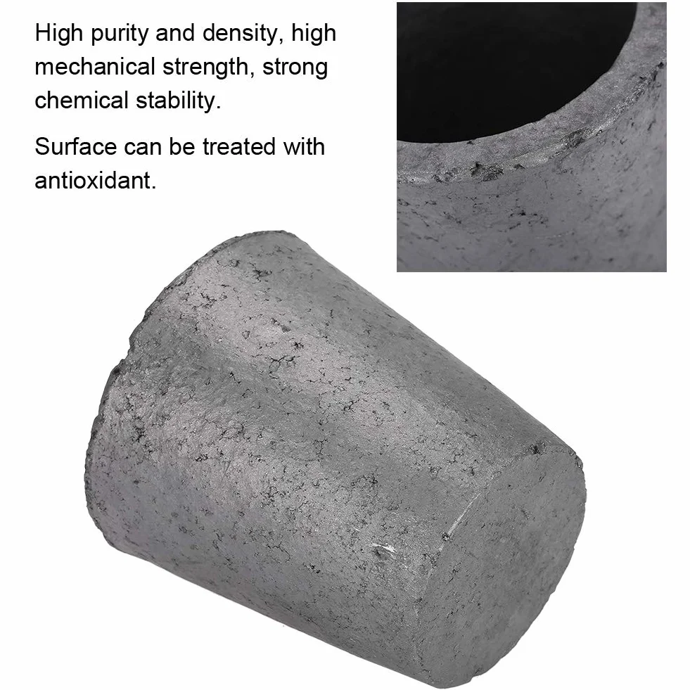 4Kg Schmelztiegel aus Silikonkarbid, Graphittiegel für Metallproduktion, Ofentiegel Schmelzwerkzeug, Hochofen Zubehör