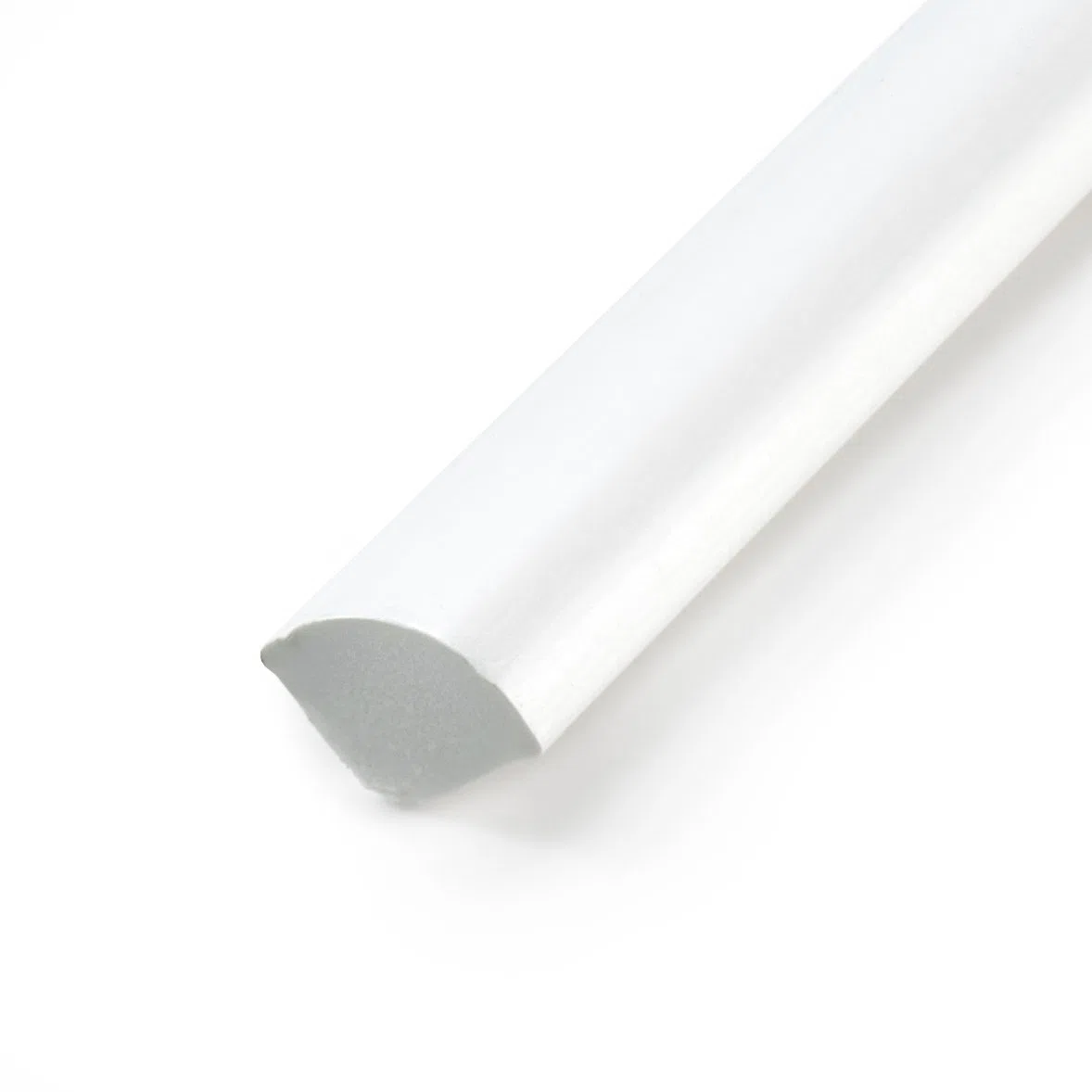 10m DQ-PP PVC VIERTELSTAB – Weiss – 13mm x 13mm – 4 x 2,5m – Kunstoff Winkelprofil