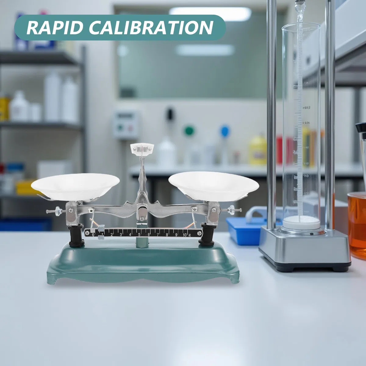 DOITOOL Mechanische Doppelschalenwaage Mit Gewichten Und Pinzette – Präzise Tischwaage Für Labor Wissenschaftliches Lehrmittel Und Experimentierwaage Im Klassenzimmer