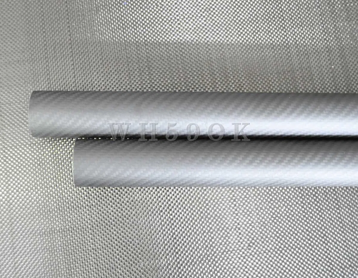 3K Kohlefaserrohr, Außendurchmesser 20 21 23 24 25 26 27 28 29 30 MM x 500 mm, Flügelrohr Multi-Copter ARM DIY(21 * 25 * 500mm Matte Twill)
