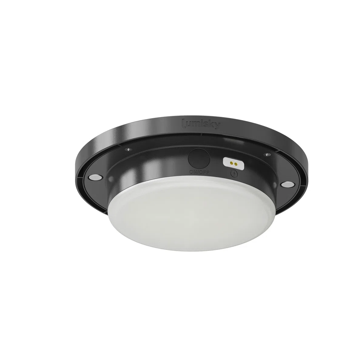 Sunny Round LED-Solarmodul, wiederaufladbar, 200 Lumen, D13 cm