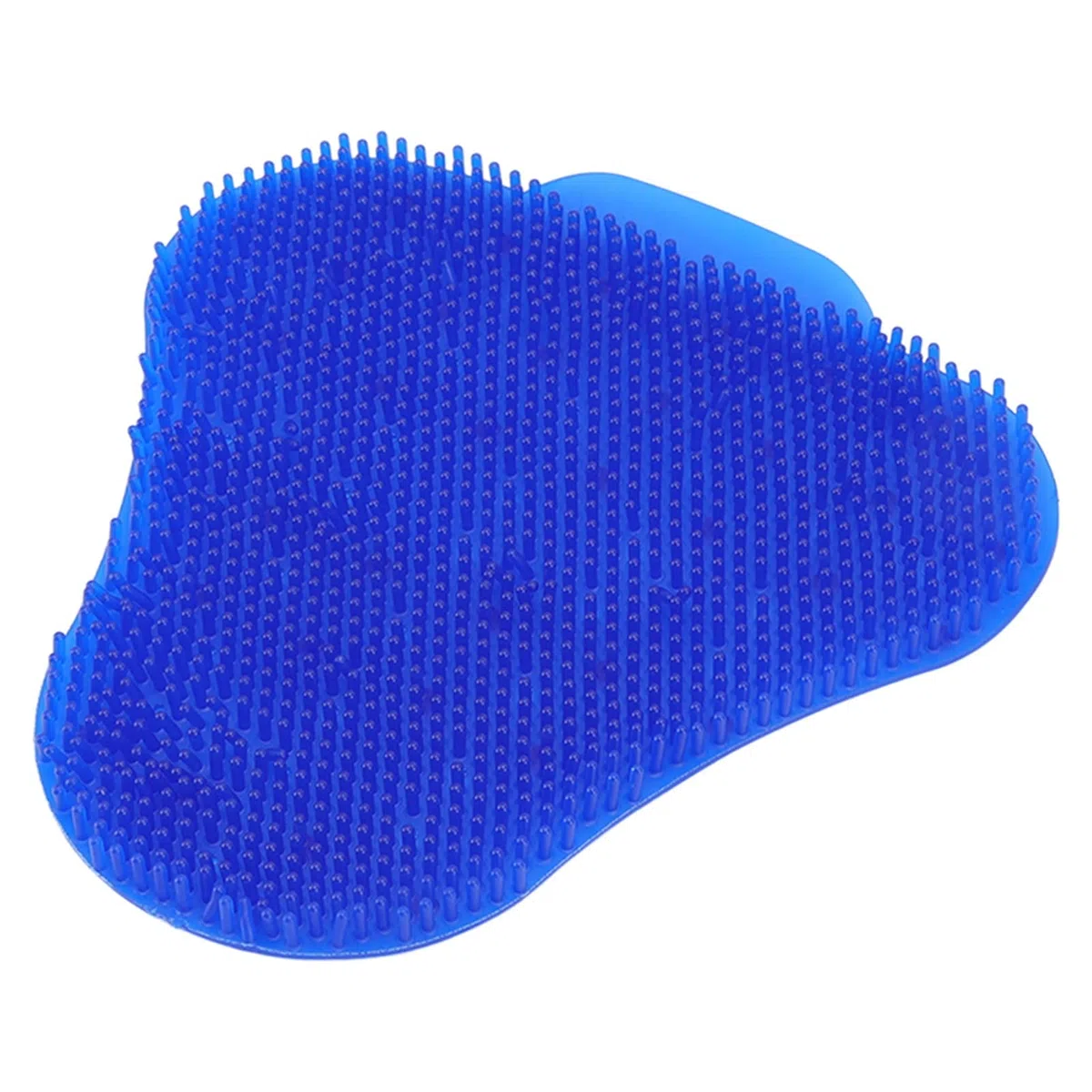 FTVOGUE 10 Stück Urinalsieb-Desodorierer, Silikon-Anti-Spritzmatten, Tragbare Dreieckige Urinalkuchen für Büro, Badezimmer, Schulen (BLUE)