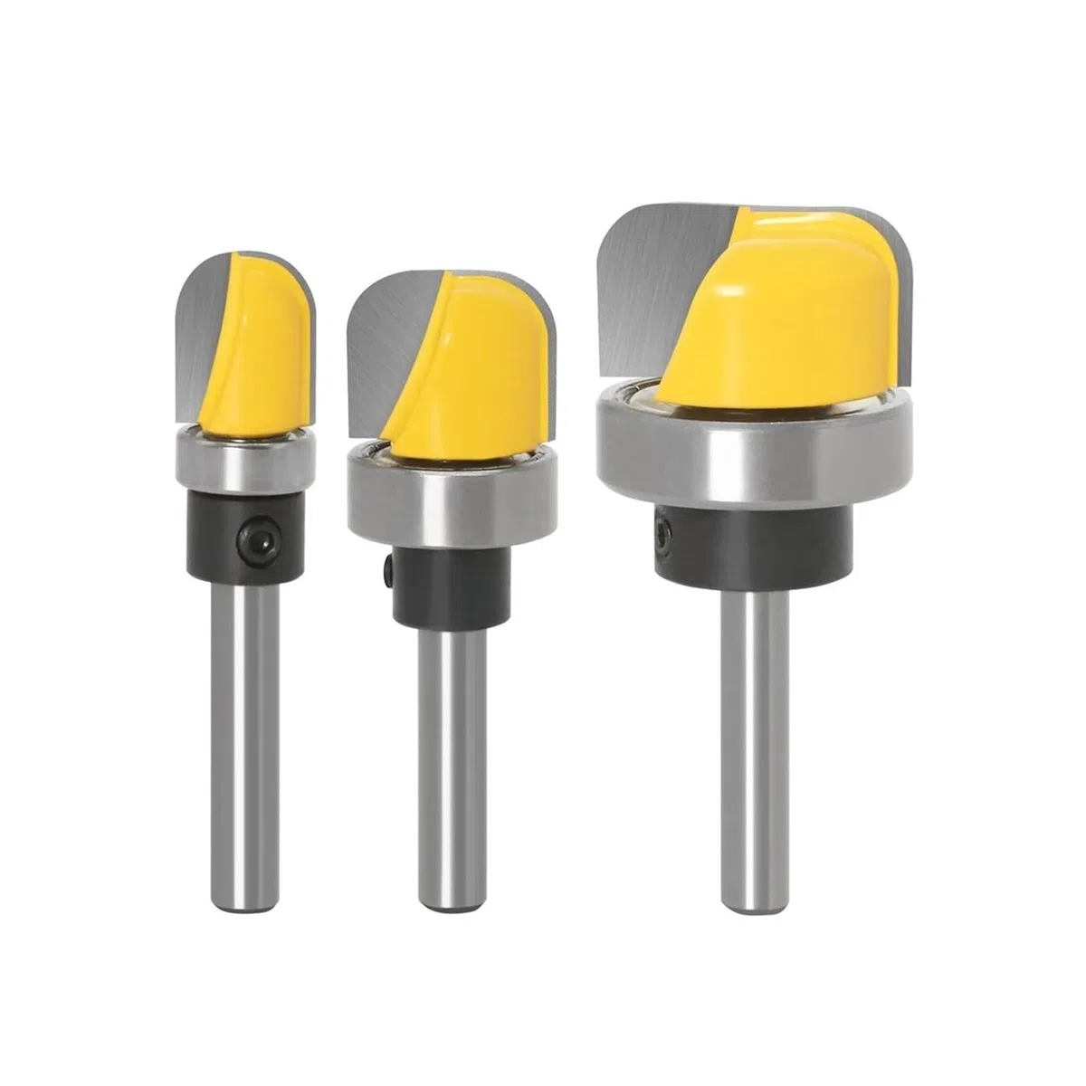 3 stücke 6mm/6,35mm Schaft Schüssel Und Tablett Router Bit Runde Nase Fräser Holzbearbeitung Ecke Abrundungs ​​router Bit(6MM)
