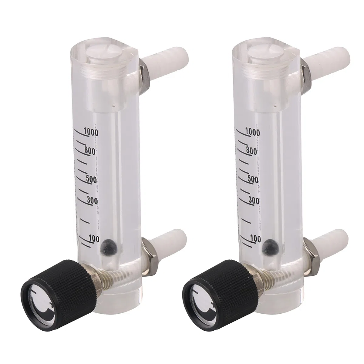 2 Stück LZM-6 Durchflussmesser 100–1000 ml/min für Sauerstoff-Gas-Luftstromkontrolle Erkennung