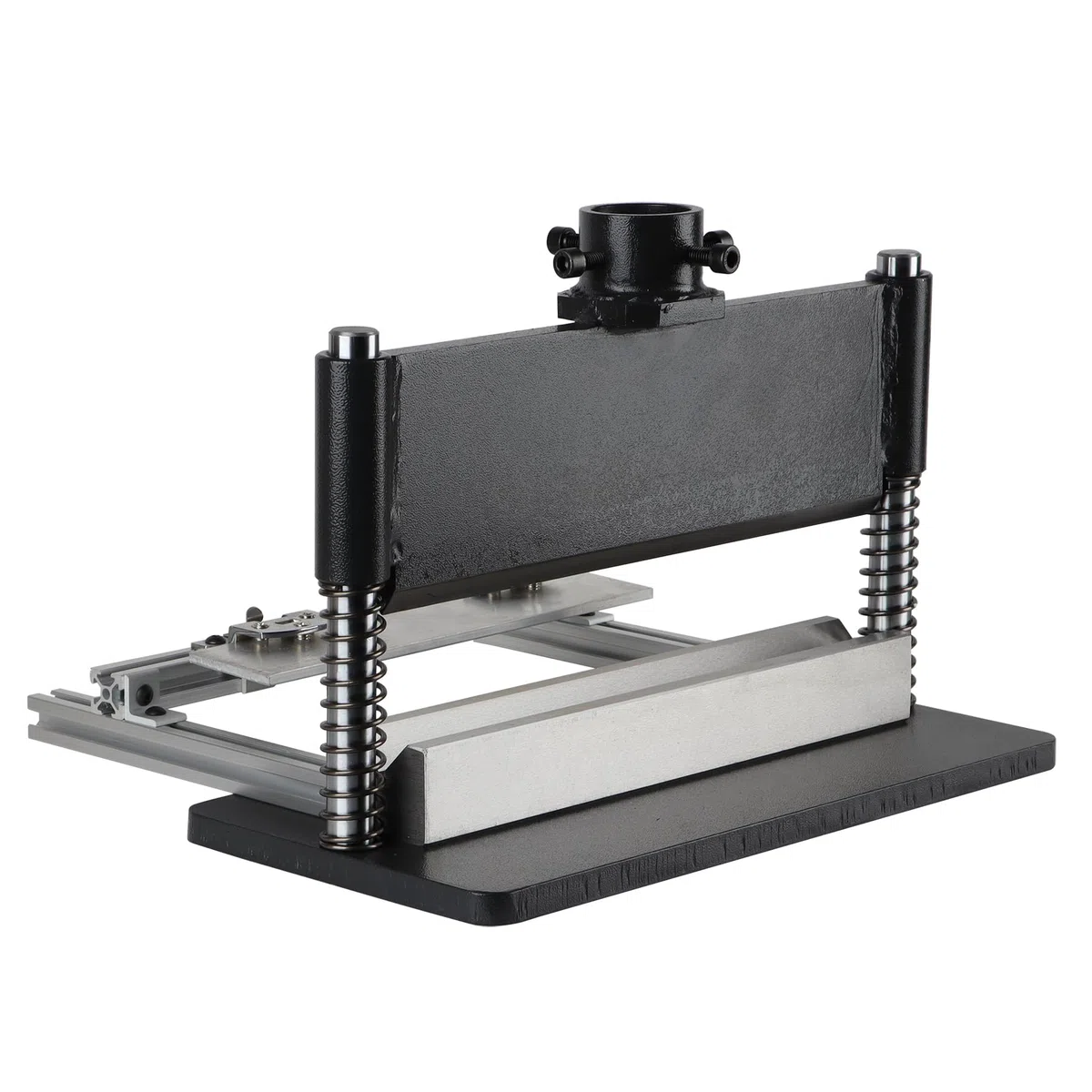 Abkantpresse für 12-20 Tonnen Hydraulik, mit einstellbarem Rückenmaß für genaue Biegungen, Volumenläufe, Flachstahl, maximale Biegelänge: 30,5 cm, Dicke 3/16 Zoll