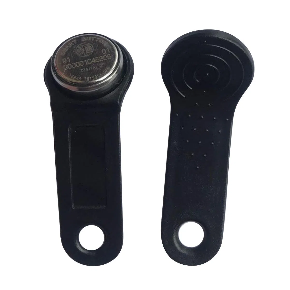 DS1990A F5 iButton I-Knopf Elektronischer Schlüssel IB TAG (Schwarz, 50 Stück)