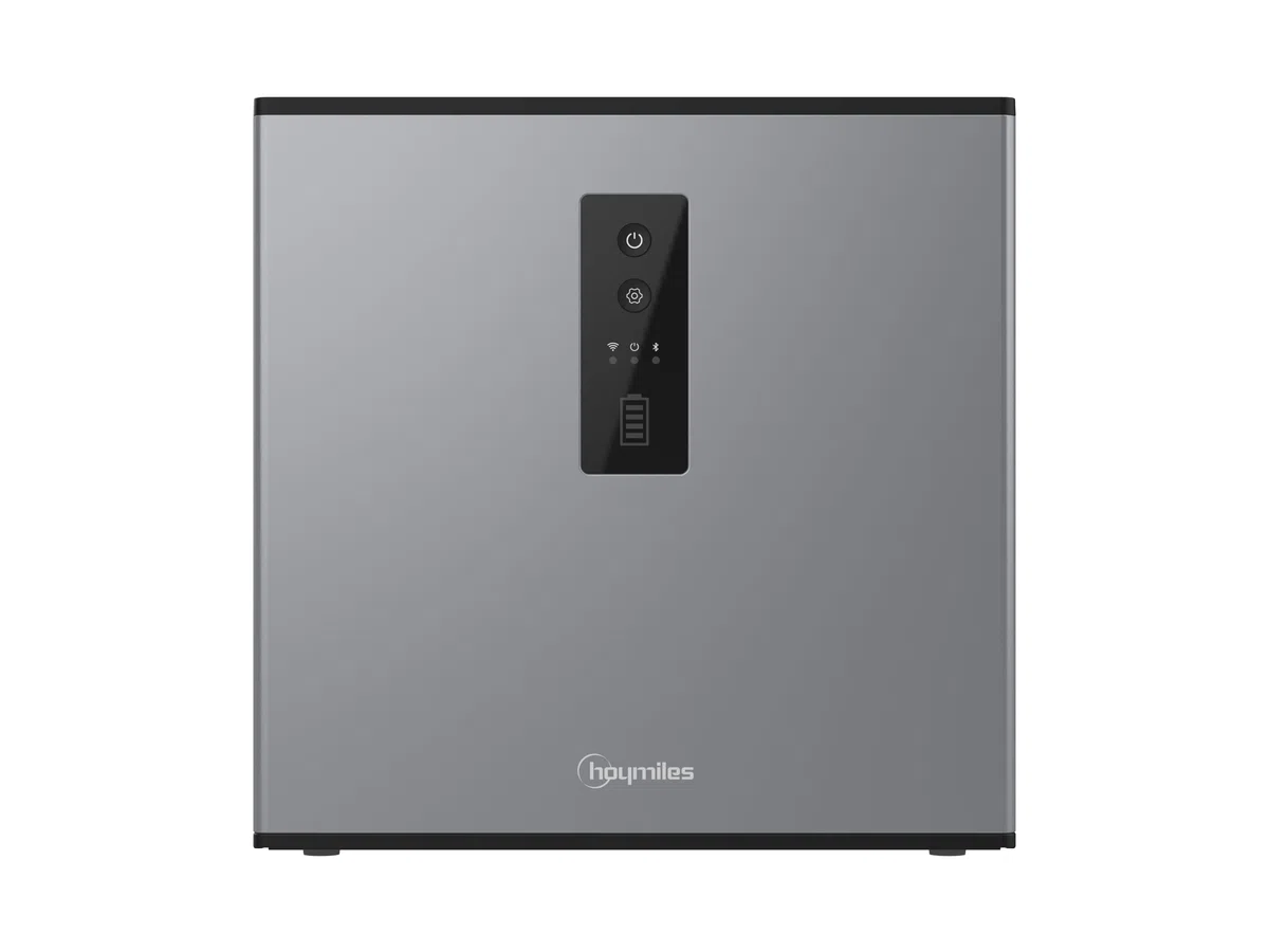 Hoymiles Solarspeicher 2240Wh für Balkonkraftwerk PLUG & PLAY Speicher für PV Anlage, 2,24kW Stromspeicher Solarbank für Haus Balkon, kompatibel mit mehreren Micro Wechselrichter, IP65 Wasserdicht
