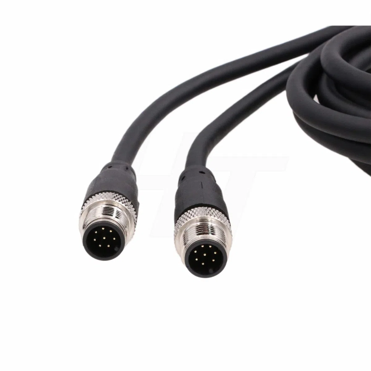 HangTon M12 A Codierung 8 Pin Stecker auf 8 Pin Stecker Signalkabel für industrielle Steuerungen, Automatisierung, Gerätenetzwerk, IO Link, Profibus, Aktuator Sensor 3M