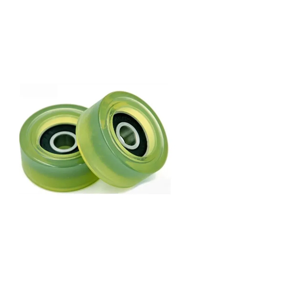 1pcs 6x30x9 Covered Bearing Pulley PU62630-9 30mm Diameter 6mm Shaft PU Coated Roller 6 * 30 * 9(PU62630-9 6x30x9mm)