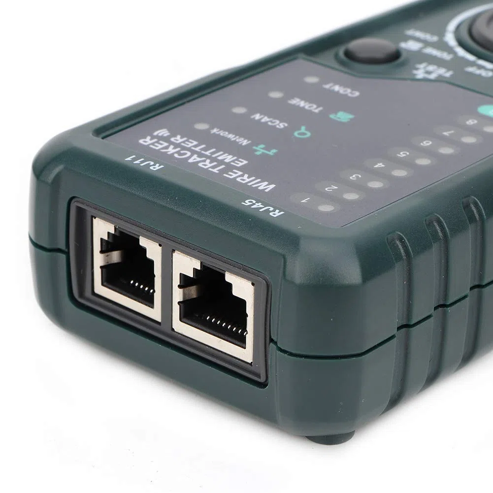 RJ45 RJ11 Kabeltracker Kit mit Kabelfinder Kabeltester für schnelle Leitungssuche in LAN Netzwerk und Telefonleitungen FY868