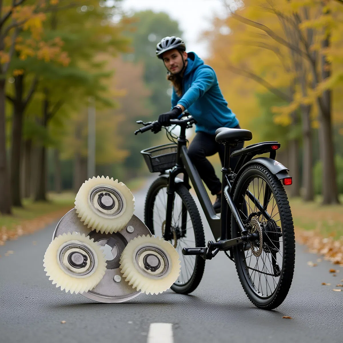 Bnineteenteam Getriebe Kupplungssatz für 36T Stahl + Nylon, für 250W 350W Mittelantriebsmotor