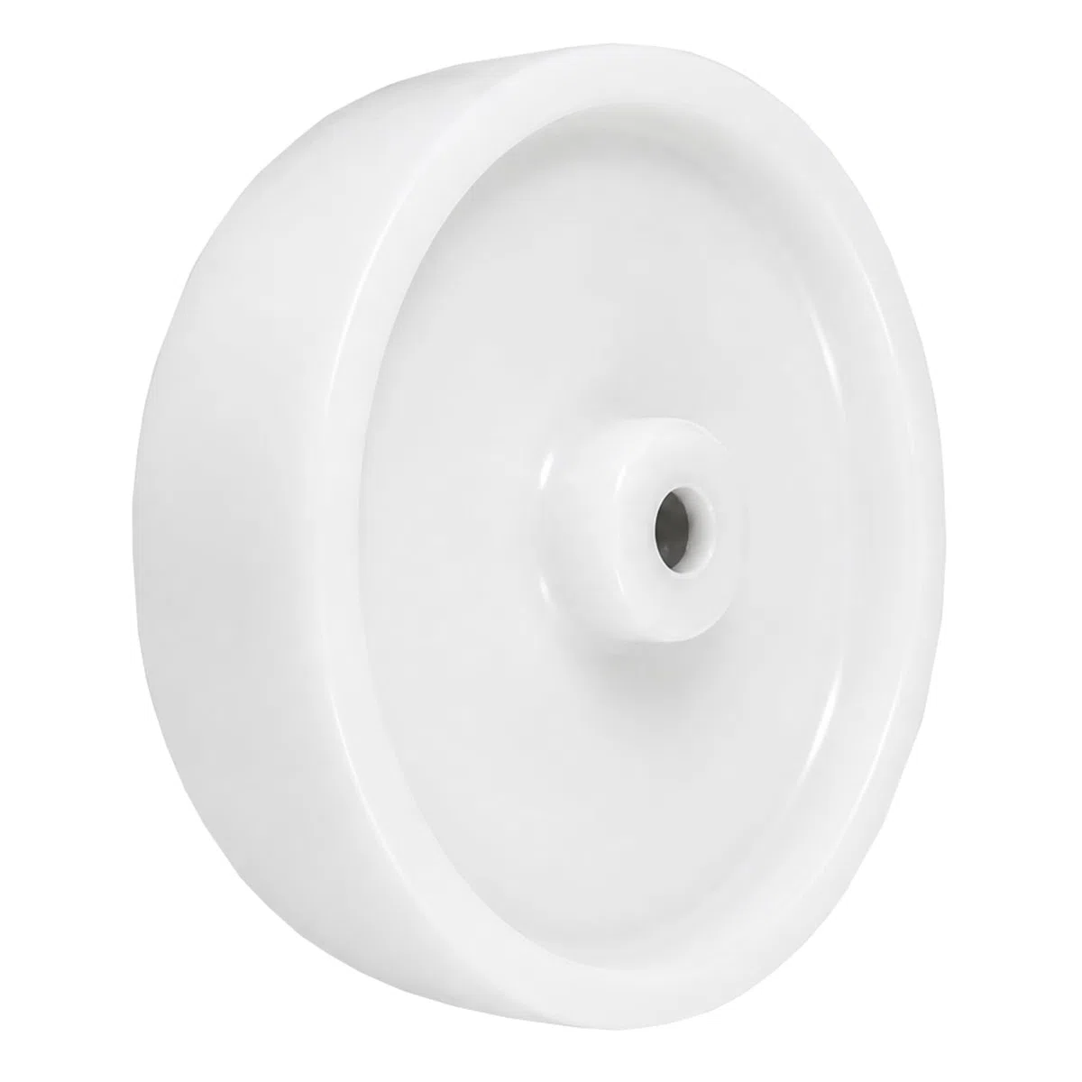 Transportrad 250 mm – Weißes Polyamidrad für Wagen, Maschinen, Möbel – Robustes Kunststoffrad (Modell 90B)