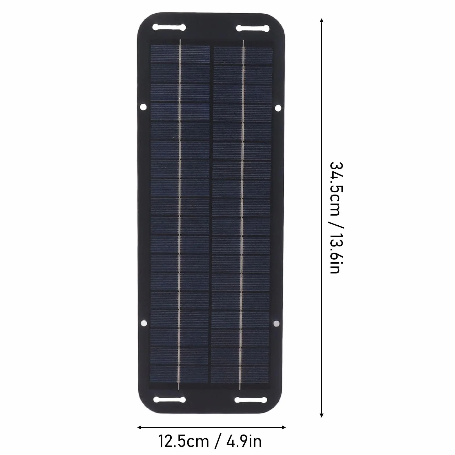 SIXRUN 20W Solarpanel Ladegeräte, Schwarze Solarzelle mit Wasserfestem MPPT -Controller für Wohnmobile Fahrzeugfahrzeug -Reisecamping mit Schwarzen Sonnenkollektoren