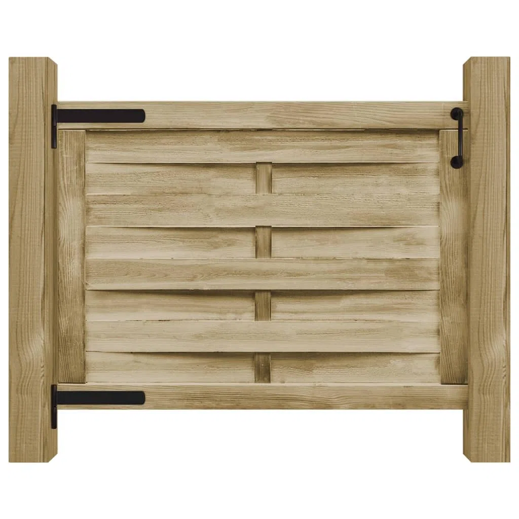 vidaXL Kiefer Imprägniert Gartentor 100x75cm Zauntor Holztor Lattenzaun Pforte