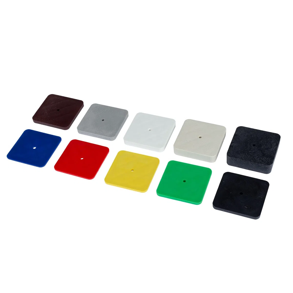 160 x INOVATEC Kunststoff Unterlegplatten 70 x 70 x 2-20 mm Mix Abstandshalter Distanzklotz Plättchen
