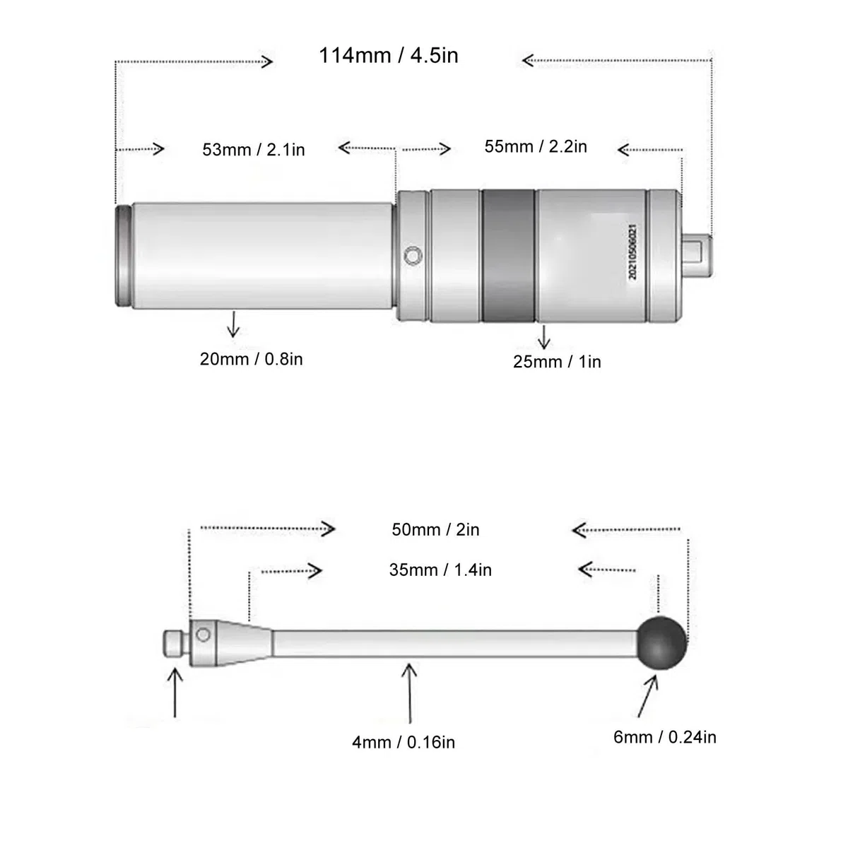 Kantentaster Photoelektrisch mit 3D-Keramiksonde für Fräsmaschinen, Z-Achsen-Höhenmessung und Hohe Genauigkeit