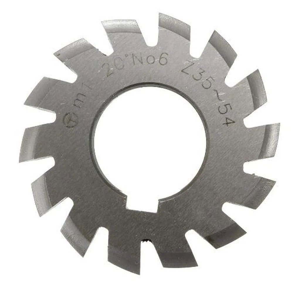 1PCS Modul 1 PA20 Bohrung 22 Mm # 1-8 HSS Involute Zahnradfräser Zahnradfräser (#6)