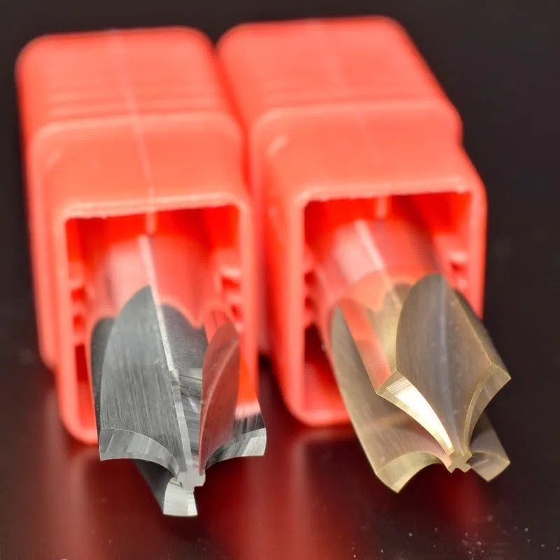 4mm 6mm 8mm Schaft Anfasen Außenradien Viertelkreis Fräser for Aluminium und Stahl Hartmetall Schaftfräser CNC Werkzeug Radius Eckenrundungsschneider(R2XD6X50 Steel)