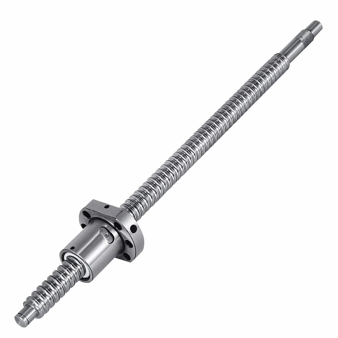 CNCMANS SFU1605 Kugelumlaufspindel Set 1200mm Gewindespindel mit BK12 / BF12 Kugelumlaufspindelstützen und DSG16H Muttergehäuse CNC Teile für Graviermaschine