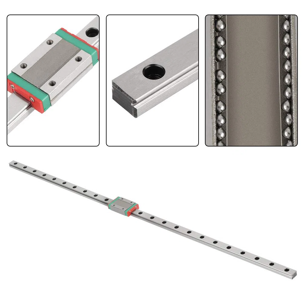 MGN12H 600 mm CNC-Fräser mit linearem Führungsschienen-Gleitwagen mit Gleitblock, linearem Führungsblock für automatische Geräte, Präzisionsmessgeräte