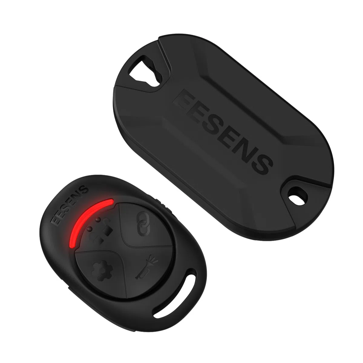 EESENS Dual Alert Guardian Alarmanlage mit Fernbedienung - 110dB Sirene & 240m kabelloser Diebstahlalarm - Diskret & Wetterfest für Fahrrad, Motorrad, Camping & mehr