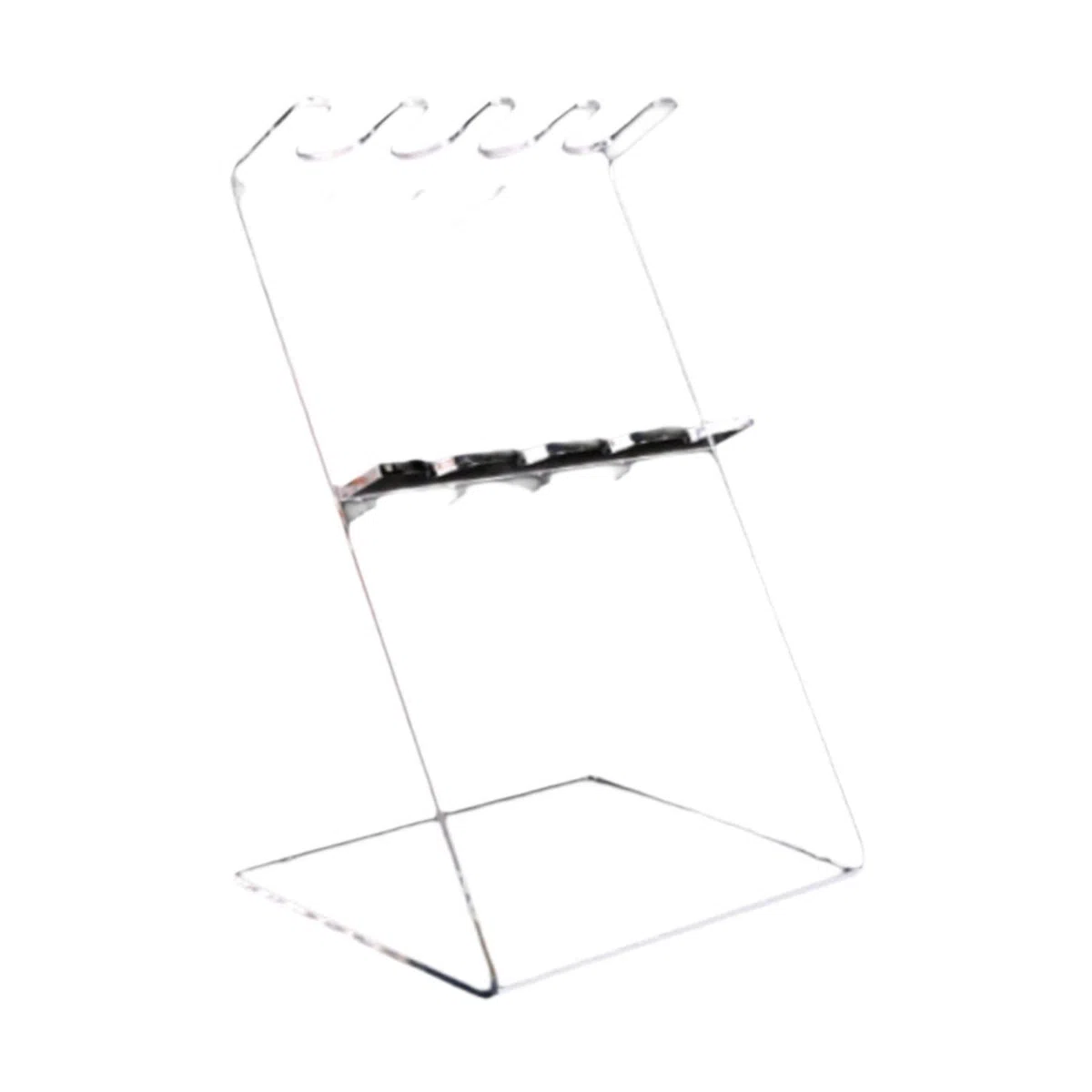Sharplace Pipettengestell Pipettenständer Zubehör Praktisches, stabiles, multifunktionales Mikropipettengestell Pipettenständer aus Acryl Laborbedarf, 4 Löcher